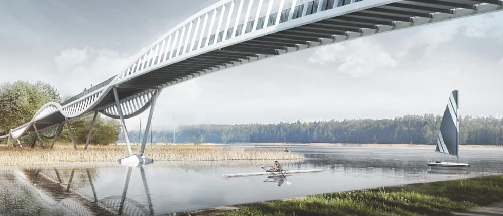 Nowa kładka w Augustowie. Konkurs architektoniczny